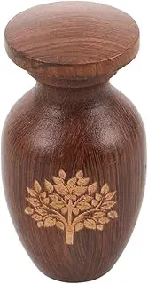 Dignified Pet Casket Wood Funeral Urn Dog Cat Ashes Memorial Box Pet Cremation Supplies