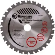 Renegade Industrial 150mm (6") x 30T Metal Cut Kerf Saw Blade - RI15030MC