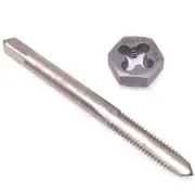 US Stock HSS M6 x 1mm Tap & M6 x 1mm Hexagon Die Metric Thread Right Hand Set