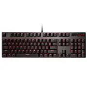 V580 104 Key USB Wired Optical Switch Red Light Mechanical Gaming Keyboard