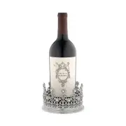 Olivia Riegal Silver Diana Crown Wine Coaster Candleholder
