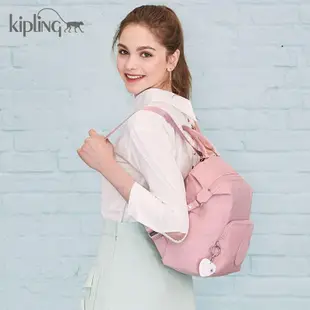 【TT】KIPLING 亞洲限定款夢幻櫻花粉多功能手提後背包 猴子包 K7012447C 附白色愛心吊飾