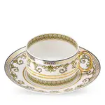 Versace Virtus Gala White Tea Cup & Saucer