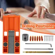 Double Mini Pocket Hole Jig Kit Easy Tool System Woodworking Guide Drill Locator