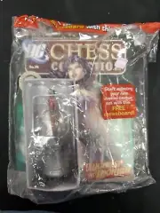 DC Chess Collection #34 Wonder Woman White Queen Eaglemoss w Chessboard