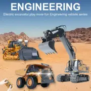 1:20 RC Bulldozer Truck Crawler Excavator Construction Toy 2.4GHz Remote Control