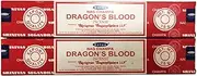 Satya Nag Champa - Dragon's Blood Incense Sticks - Pack of 2 (15 Gram Each)