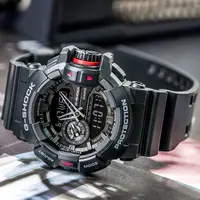 在飛比找PChome24h購物優惠-G-SHOCK 街頭時尚新潮流設計錶-全黑 GA-400-1