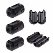 3pc Ring Core Ferrite Bead Clamp Choke Coil EMI RFI Noise Filter Clip S'UU