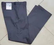French Toast Pants Boy's 14 Gray Flat Front Twill Relaxed Fit New