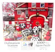 Dalmation Station 1000 Piece Jigsaw Puzzle SunsOut Lori Schory FACTORY SEALED