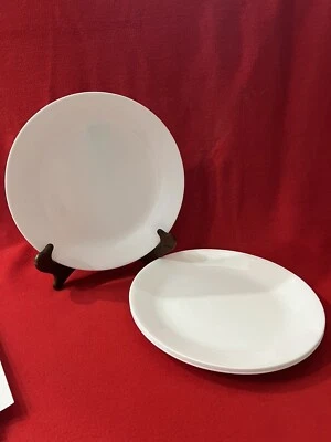 4pc Corelle Corning Vitrelle Snow White Dinner Plates 10 1/4”, USA, A1844