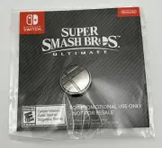Nintendo Switch Super Smash Bros Ultimate Logo Pin Promo Item-NEW