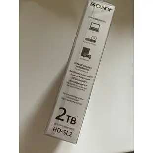 Sony HD-SL2 2TB 隨身行動硬碟 全新現貨(1銀2黑）（已保留勿下單）