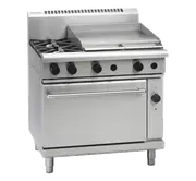 Waldorf 800 Series RNL8616GEC - 900mm Gas Range Electric Convection Oven Low Back Version