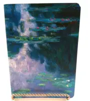 Journal Monet Garden 8.5x6" Lined Paper Garden theme art of Monet never used