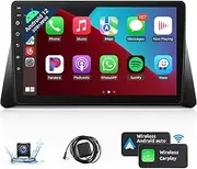 Naifay Android Car Radio for Honda Accord 8th 2008 2009 2010 2011 2012 2013 with Wireless Carplay Android Auto, 2+32GB 10.1 Inch Touch Screen Stereo Bluetooth GPS Navigation WiFi FM SWC Backup Camera