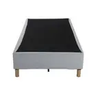 Metal Bedframe Mattress Foundation (Light Grey) â€“ King Dreamo