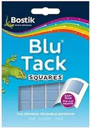 Bostik Blu Tack Squares, Pack of 12
