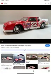 1/64 Scale Model Decal- #22 MILLER AMERICAN BUICK NASCAR**