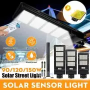 900000000lm LED Solar Street Light Dusk-to-Dawn PIR Sensor Wall Light Waterproof