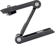 Uonlytech Z Type Folding Tilt Phone Holder Versatile Cellphone Stand for Tripods Stabilizers Lightweight Portable Design Compatible Mobile Devices Multi-Angle Use