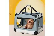i.Pet Pet Carrier Soft Crate Dog Cat Travel 70x52CM Portable Foldable Car Large