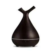 Wooden Style Branch Essential Oil Aroma Diffuser Air Freshener Humidifier Dark brown_British regulatory