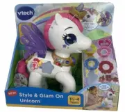 VTech Style & Glam On Unicorn Magical Interactive Unicorn w/ Music Sparkle Glow