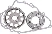 Motorcycle Styling Motorcycle One Way Bearing Starter Clutch Gear Flywheel Assy & Gasket for Kawasaki ER-5 ER500 454LTD EN450A EX500A EX500D EN500 Parts(1 Set)