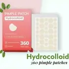360pcs Acne Patches Removal Patch Tag Hydrocolloid Pimple Spot Plaster D