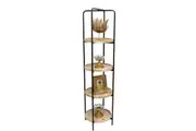 Willow & Silk 160cm 4-Round Wooded Home Display Furniture/Organiser/Shelf Unit