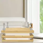 Wooden Book Press Sturdy Binding Machine Binding Press for Desktop Home Tags