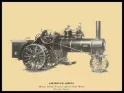 American Abell Steam Traction Engine NEW METAL SIGN: 9x12" Free Shipping
