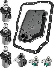 AUGREX 4F27E Transmission Shift Solenoid Filter Kit Fit for Ford Focus Transit Connect Mazda 3 5 6 Protege 1999-2013, Replace XS4Z7A098AB FN01-21-500 4F27E
