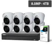 WATCHGUARD Compact 16 Channel 8.0MP HDCVI Surveillance Kit (8 x Motorised Cameras, 4TB HDD)