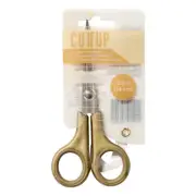 Cutup Fine Tip Craft Scissors 5.5" Gold American Crafts