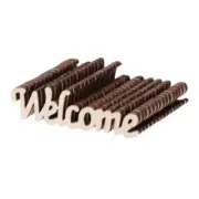 Wooden Scatter Retro Decor Scrapbook Home Living Room Welcome