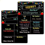 First and Last Day of School Board - 9"x12" Double-Sided My First & Black-3