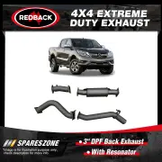 Redback 3" DPF Back Exhaust With Resonator for Mazda BT-50 B22 B32 UP UR 3.2L
