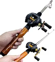 LLEIIshen Lure Telescopic Fishing Rod Spinning Casting Ultralight Carbon Carp Fishing Rod Portable Tackle Fishing Rod and Reel/1796