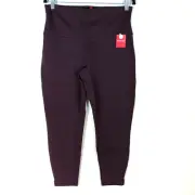 Spanx Womens Leggings Petite Extra Large Brandywine Ankle Length Ponte Hem Slit