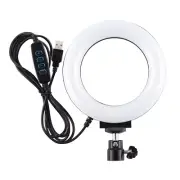 PULUZ 4.7" LED Ring Light 3200-6500K Adjustable 3 Colors 10 Levels Brightness
