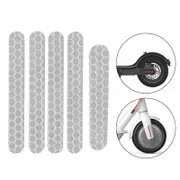 Reflective Stickers for Ninebot Es1 Scooter - White