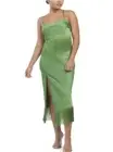 House of Harlow 1960 Satin Fringe Hem Cami & Skirt Set Size XS. B28