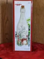 2752. NEW KOHL'S POMEROY COLLECTION SAN MIGUEL "WINTERLAND" BOTTLE LIGHTING 12"