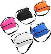 Toyvian 5pcs Miniature Doll Backpack Lightweight Drawstring Bags for Fun Stylish Storage for Dolls Birthday Party Favor Goodie Bags