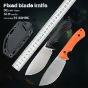 Best Skinning Knife Hunting Knives Game Field Dressing Deer Hog Boar Full Tang