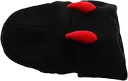 [COLLBATH] Devil Horn Knit Hat Demon Horn Xmas Hat Unique Design Warm Comfortable Black