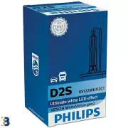 Philips D2S White Vision gen2 35W HID Car Xenon Lamp 85122WHV2C1 5000K (Single) (for: Porsche)
